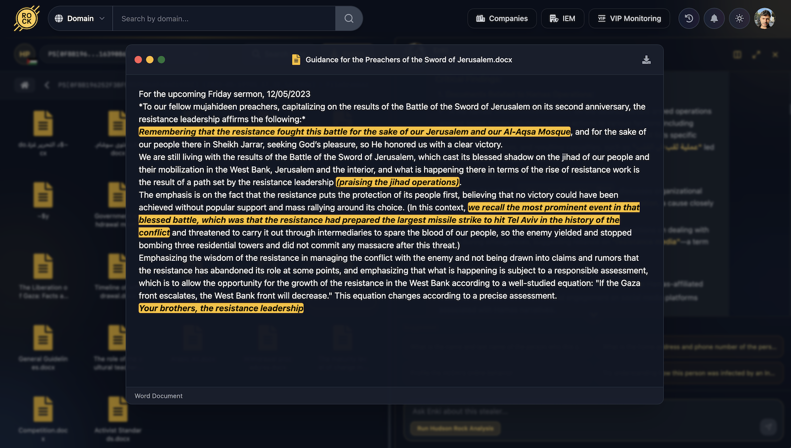 Preacher Guidance File