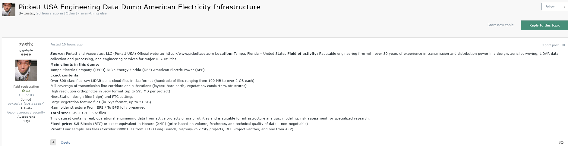 Pickett Files Exposed