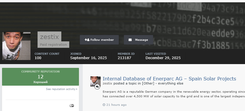 Zestix Actor Profile