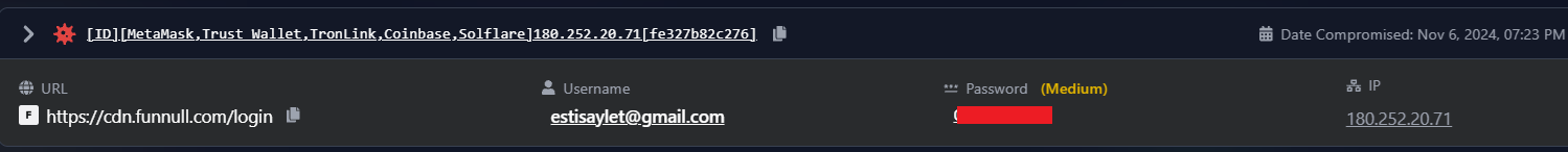 Funnull CDN Credentials