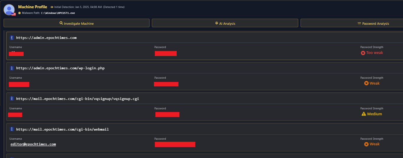Epoch Times Infostealer Infection