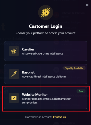 Setting up identities for Infostealer monitoring