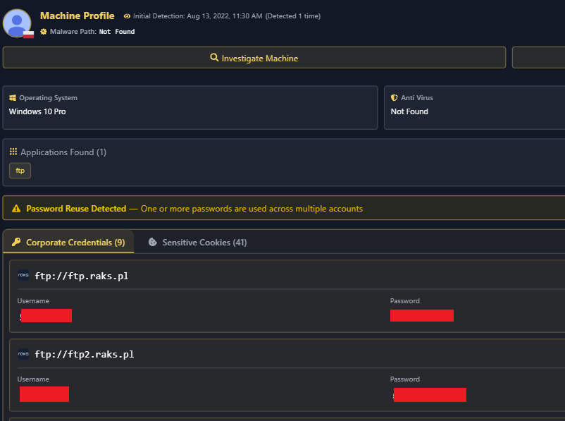 RAKS Infostealer Infection
