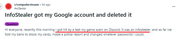 ArcSavior sharing a similar try my game scam experience