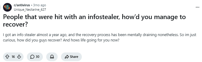 User asking how to recover from the mentally draining process