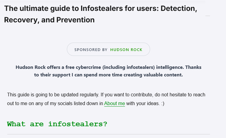 The Ultimate Guide to Infostealers