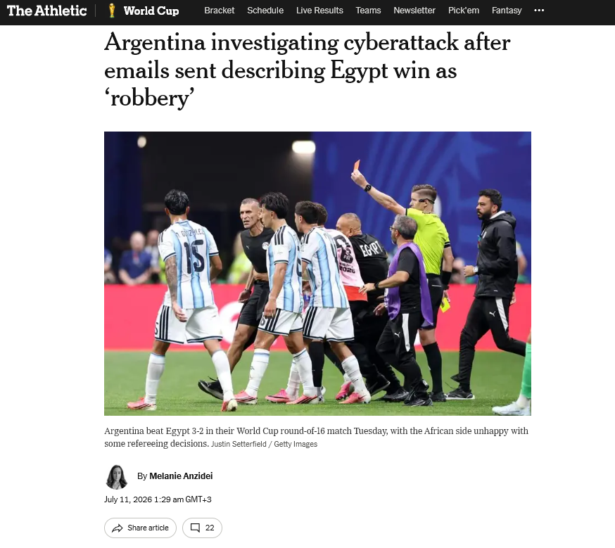 Infostealer Malware Triggers Major Database Breach at the Argentine Football Association