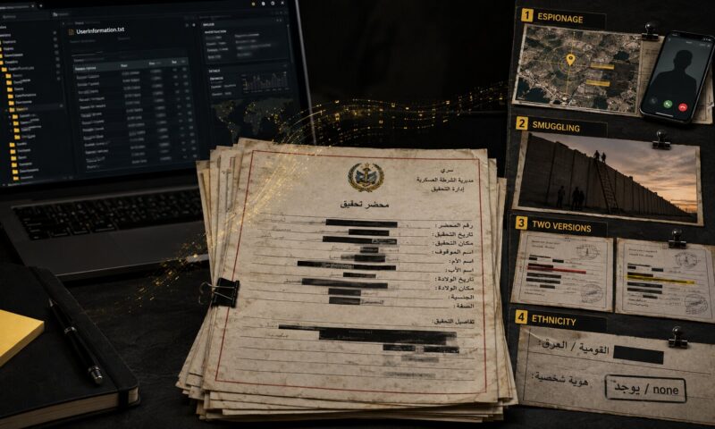 Inside a Syrian Interrogation Room: The Detainee Files an Infostealer Stole From a Military Police Unit