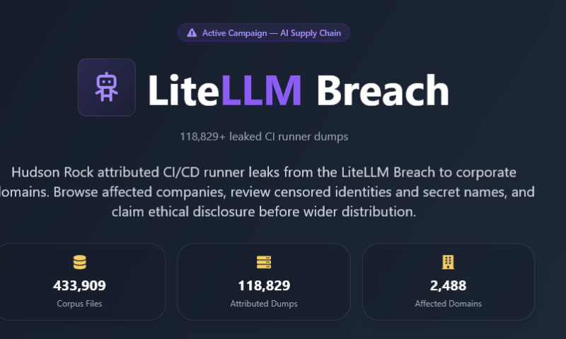 Largest AI Supply Chain Breach of 2026: LiteLLM Hack Impacts Thousands of Global Enterprises – Claim Your Ethical Disclosure